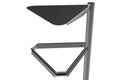 Corbeille Inox triangle sur platine