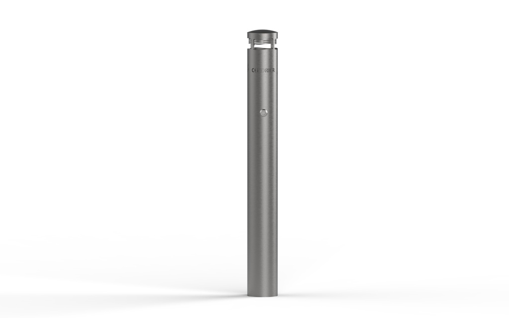 Cendrier borne Inox 316L tête amovible à sceller